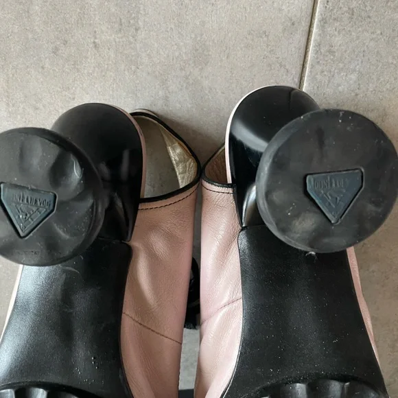 Fluevog mini puddin baby pink and black lace vintage rockabilly open toe 10.5 - Picture 6 of 9